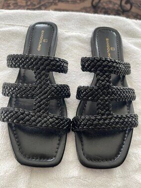 Bandolino Summer Sandal-Black Women's 8.5